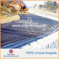 HDPE Ux Geogrids HDPE Uniaxial Geogitter 50kn bis 260kn